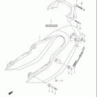 GSF1200,S,Z BANDIT Seat tail cover (gsf1200k2)