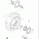 GSX-R600 Rear wheel (gsx-r600k4 / k5)