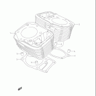 VL1500, B INTRUDER Цилиндр