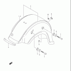 VL800,Z VOLUSIA ; C50,T,Z Rear fender (model k1)