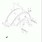 VL800,Z VOLUSIA ; C50,T,Z Rear fender (model k2)