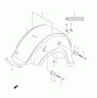 VL800,Z VOLUSIA ; C50,T,Z Rear fender (vl800k4)