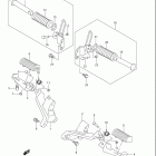 VL800,Z VOLUSIA 2; C50,T,Z Footrest (model k1 / k2 / k3 / k4)