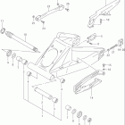 GSX1300R,Z HAYABUSA Rear swinging arm (model x / y / k1 / k2)