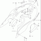 GSX1300R,Z HAYABUSA Frame cover (model k3)