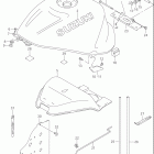 GSX1300R,Z HAYABUSA Топливный бак (модель K2)