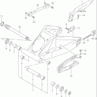 GSX1300R,Z HAYABUSA Rear swinging arm (model k3)