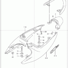SV650, S Seat tail cover (model k2)