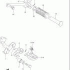 DR250SE Подножки