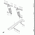 GN250 1985, 1988 Chain case - shock absorber