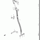 GN250 1985, 1988 Front brake hose (model j)
