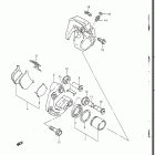 GN250 1985, 1988 Front calipers (model j)