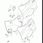 GSX-R1100 1986-1988 Frame cover (model j)