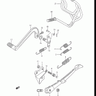 GSX-R1100 1986-1988 Подножка