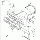 GSX-R750 1988-1990 Air cleaner (model j / k