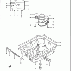 GSX-R750 1988-1990 Oil pan (model j / k)