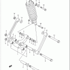 GSX-R750 1988-1990 Rear cushion lever (model j / k)
