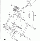 GSX-R750 1988-1990 Rear cushion lever (model l)