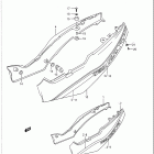 GSX-R750 1988-1990 Frame cover (model j)