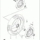 GSX-R750 1988-1990 Front wheel (model l)