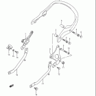 GSX600F KATANA 1988-1996 Pillion rider handle