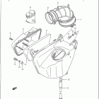 VS1400GLP 1987-1995 Система очистки воздуха (сзади)