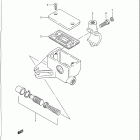 VS1400GLP 1987-1995 Front master cylinder (model h / j)