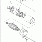 VS1400GLP 1987-1995 ПУСКОВОЙ ЭЛЕКТРОДВИГАТЕЛЬ