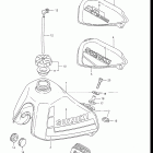 DR100 1985-1990 Fuel tank (model f / g / h)