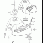 DR100 1985-1990 Fuel tank (model j / k)