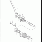 DR100 1985-1990 Кик стартер
