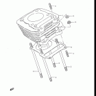 DR100 1985-1990 Цилиндр