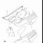 DR100 1985-1990 Frame cover (model h / j / k)