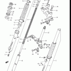 DR100 1985-1990 Front fork (model h / j / k / l)