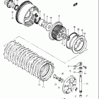 GS1150 ES3,ESE,EF,ESF,EF2,EG,ESG 84-86 Сцепление