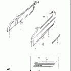 GS1150 ES3,ESE,EF,ESF,EF2,EG,ESG 84-86 Seat molding (gs1150ef / ef2 / eg)