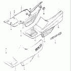 GS1150 ES3,ESE,EF,ESF,EF2,EG,ESG 84-86 Frame cover (gs1150es3 / ese / esf)