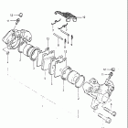 GS1150 ES3,ESE,EF,ESF,EF2,EG,ESG 84-86 Передний суппорт тормозной