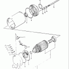 GS1150 ES3,ESE,EF,ESF,EF2,EG,ESG 84-86 ПУСКОВОЙ ЭЛЕКТРОДВИГАТЕЛЬ