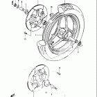 GS1150 ES3,ESE,EF,ESF,EF2,EG,ESG 84-86 Переднее колесо
