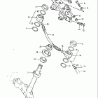 GS1150 ES3,ESE,EF,ESF,EF2,EG,ESG 84-86 Steering stem (gs1150es3 / ese / esf)