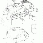 GS1150 ES3,ESE,EF,ESF,EF2,EG,ESG 84-86 Fuel tank (gs1150ef / ef2 / eg)