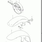 GS550L 1985-1986 Headlamp housing - front fender
