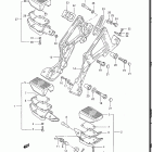 GS550L 1985-1986 Подножки