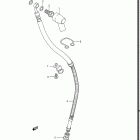 GS550L 1985-1986 Front brake hose (model f)