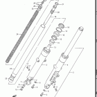 GS550L 1985-1986 Front fork (model f)