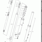 GS550L 1985-1986 Front fork (model g)