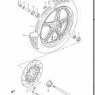 GS550L 1985-1986 Front wheel (model f)