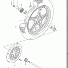 GS550L 1985-1986 Front wheel (model g)