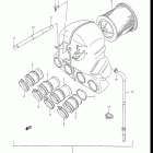 GSX-R1100 1986-1988 Воздухозаборник